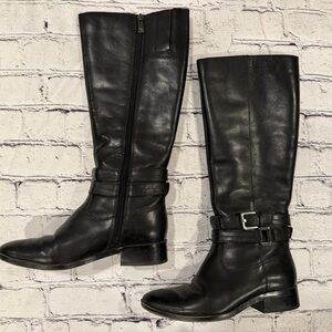Naturalizer Black Leather Boots